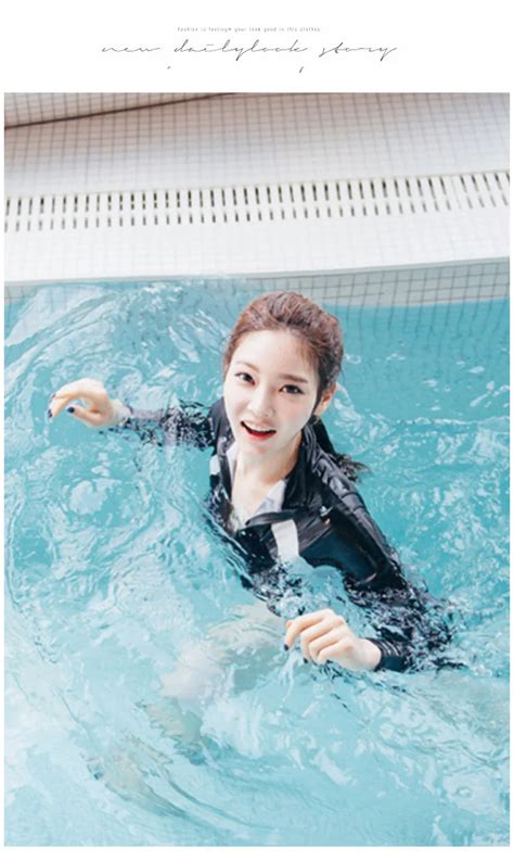 Ysmarket New Patchwork Long Sleeve Women Bikini Korean Style No Steel Support One Piece Swimwear