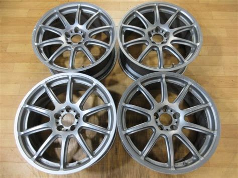 【傷や汚れあり】rays レイズ ブリヂストン プロドライブ Gc 010e Forged 鍛造 ホイール 4本 5h 100 17インチ 7