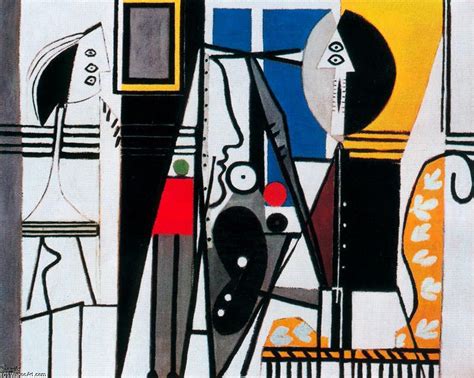 Oil Painting Replica The Painter And His Model By Pablo Picasso Inspired By 1881 1973 Spain