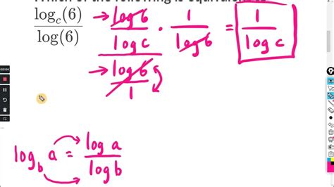 Use The Logarithm Change Of Base Rule Khan Academy Youtube