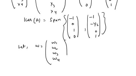 SOLVED Let T R4 R3 Be A Linear Transformation Given By T V Av