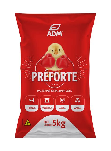 RAÇÃO PRÉ INICIAL PARA AVES PINTINHOS PREFORTE 5KG Agrominas