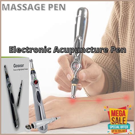 Electronic Acupuncture Pen Electric Meridians Laser Therapy Heal