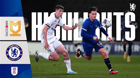 EFL Highlights: MK Dons 4-1 Chelsea U21 | Video | Official Site ...