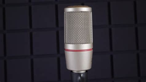 Vocal Microphone In The Studio 4, Stock Footage | VideoHive