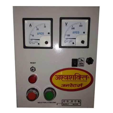 Mild Steel Three Phase Submersible Pump Control Panel Hp At Rs