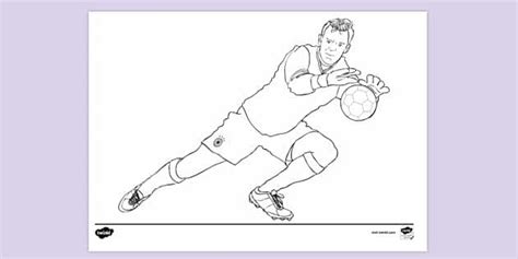 FREE Manuel Neuer Germany Colouring Sheet Colouring Sheets