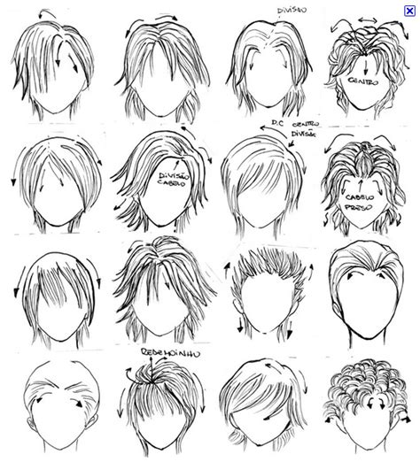 Aprende A Dibujar Manga Mayo Referencia De Cabello Dibujar