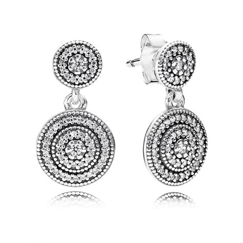 Pandora Radiant Elegance Drop Earrings Jewellery From Francis And Gaye Jewellers Uk