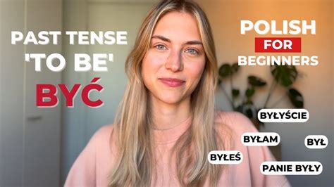 Verb TO BE in Polish past tense BYĆ YouTube