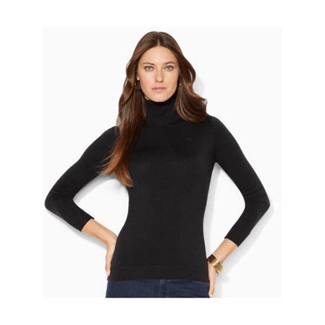 Ralph Lauren Silk Cotton Turtleneck Sweater