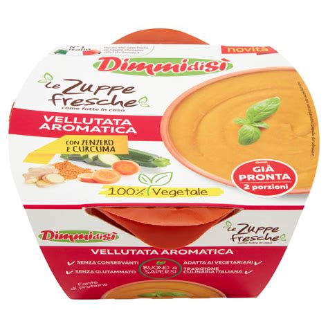 Dimmidis Le Zuppe Fresche Vellutata Aromatica G Carrefour