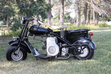 Cushman Eagle Motor Scooter With Sidecar For Sale On Motos