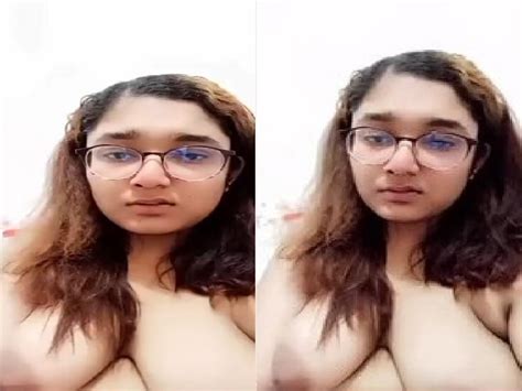 First Time Nude Selfie Of Big Boobs Viral GF Desi BF