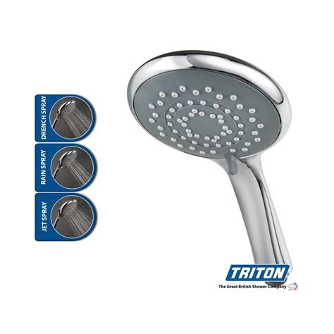 Triton Aspirante 85kw Gloss Black Electric Shower Better Bathrooms