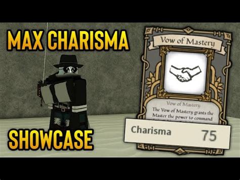 [Deepwoken] What Max Charisma & Vow of Mastery Looks Like - YouTube