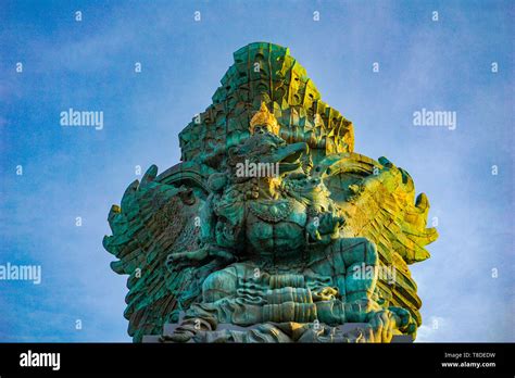 Picture Of Garuda Statue As Bali Landmark With Blue Sky As A Background