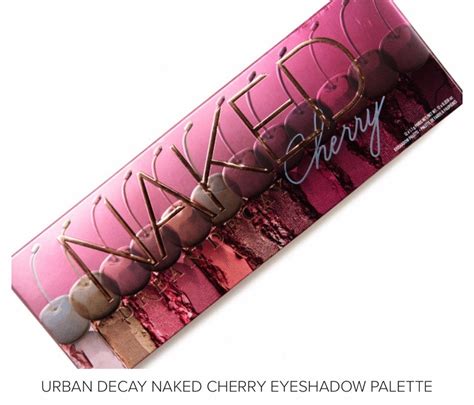 Urban Decay Naked Cherry Eyeshadow Palettes Kesehatan Kecantikan