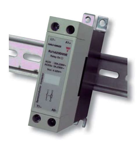 Electronic Relay Protection Control DIN Rail RITM Industry