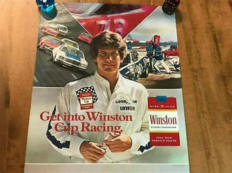 VINTAGE ORIGINAL NASCAR 1980 DAYTONA 500 RACES POSTER, WINSTON CUP ...