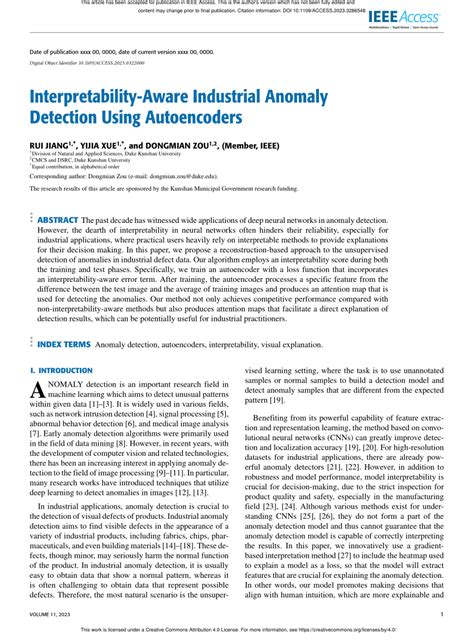 PDF Interpretability Aware Industrial Anomaly Detection Using