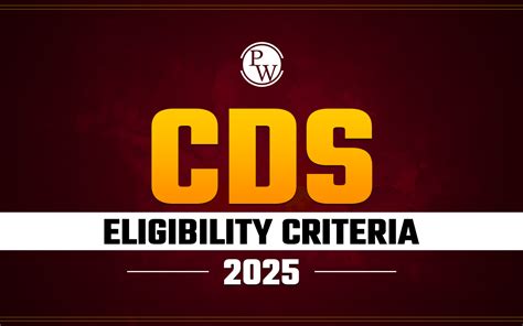 Cds Eligibility 2025 Age Limit Educational Qualifications