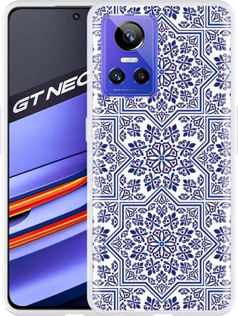 Realme GT Neo 3 Hoesje Delfts Blauw II Designed By Cazy Bol