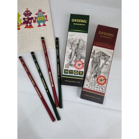 Jual Greebel Pensil 2b 12 Pcs Shopee Indonesia