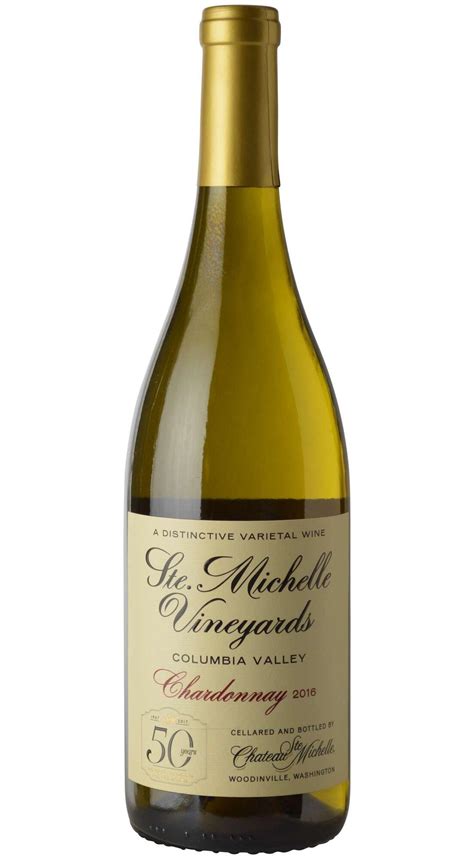 Chateau Ste Michelle Chardonnay Washington 50 Years