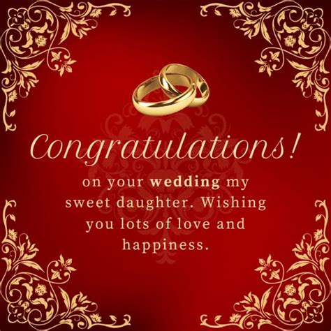 70+ Best Wedding Wishes For Daughter – Congratulation Messages