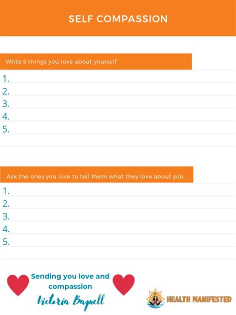 Self Compassion Journal Pdf