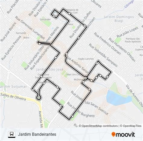 Rota da linha sert 06 urbana horários paradas e mapas Rua Sebastião