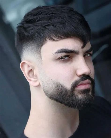 Stylish Angular Fringe Haircuts For Men In