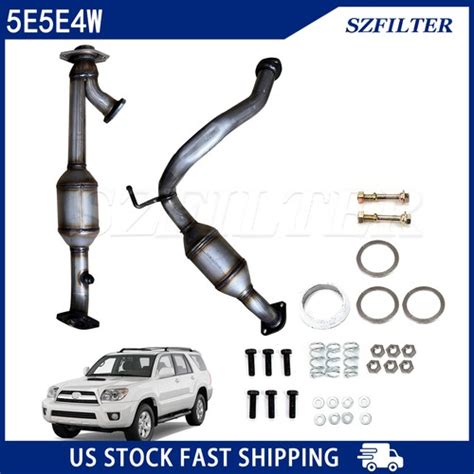 Pair Rear Catalytic Converter For 2003 2012 Toyota 4runner 40l Direct