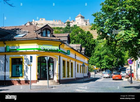 Downtown Sümeg and Sümeg Castle, Hungary Stock Photo - Alamy