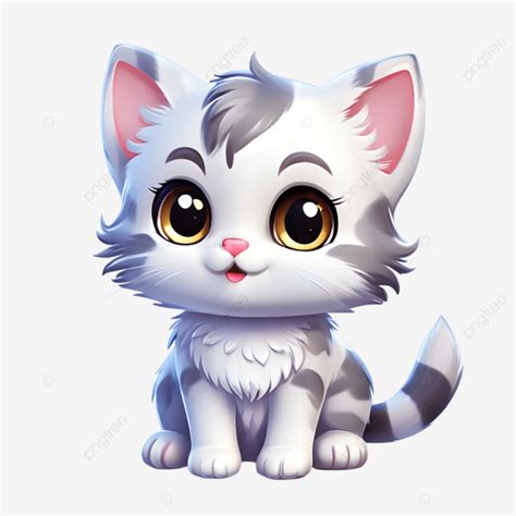 Cute Cartoon Cat, Cute, Cat, Cartoon PNG Transparent Image and Clipart ...