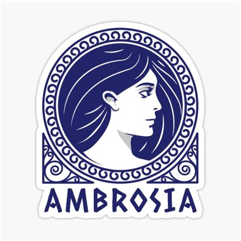 "Ambrosia Greek god mythology " Sticker by sreckov-desig | Redbubble