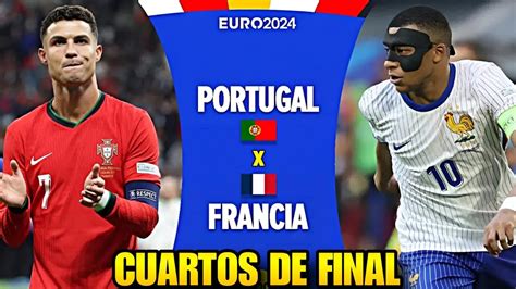 Portugal Vs Francia En Vivo Cr Contra Mbapee En La Eurocopa Para