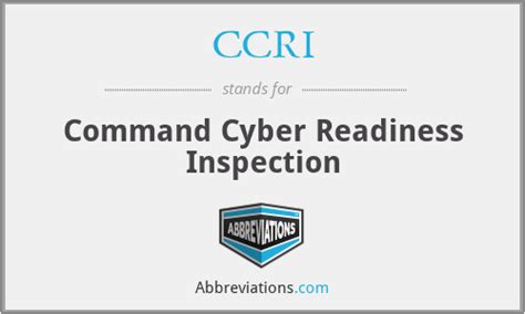 Ccri Command Cyber Readiness Inspection