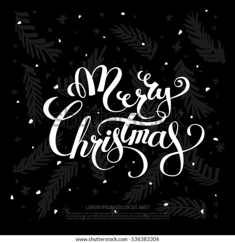 Merry Christmas Banner Vector Illustration Stock Vector Royalty Free 536383306 Shutterstock