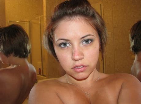 Amateur Girl With Big Natural Tits Takes Self Shots At Home In A Mirror CoedCherry
