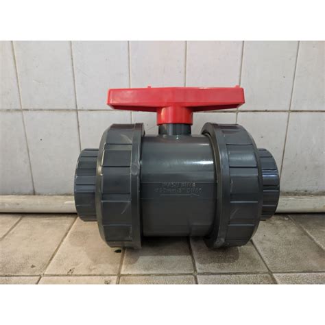 Jual Ball Valve True Union PVC Stop Kran Watermur Socket 4 Inch