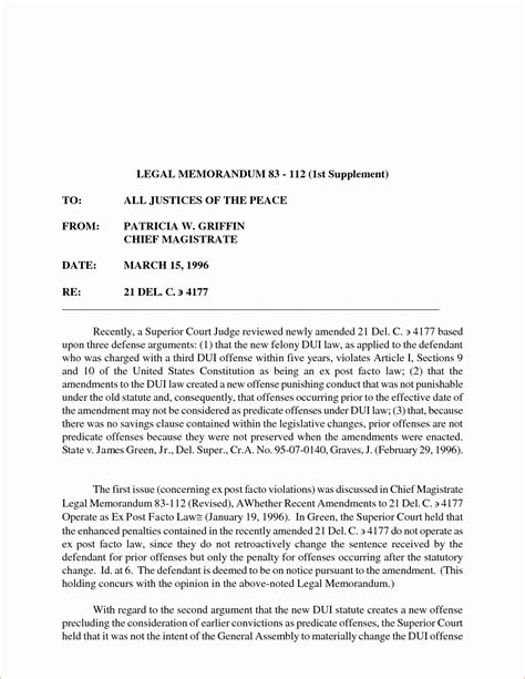 Legal Memo Writing Sample Financial Report