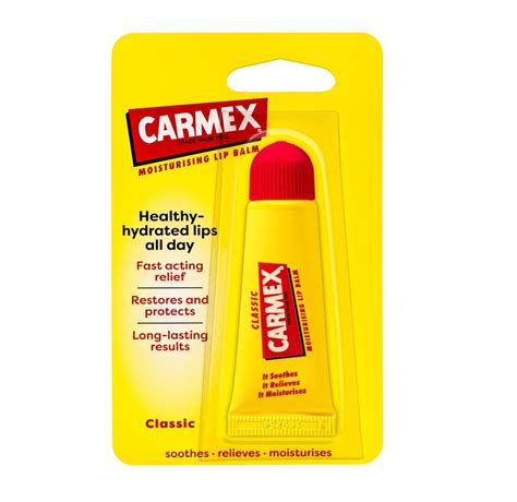 Carmex Classic Moisturising Lip Balm 10g Tube Zest Online