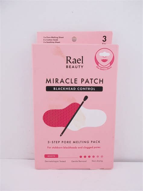 Rael Blackhead Control Miracle Patch 3 Kits For Sale Online Ebay