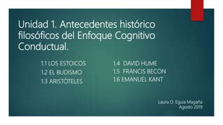 Unidad Antecedentes Hist Ricos Y Filos Ficos Ppt