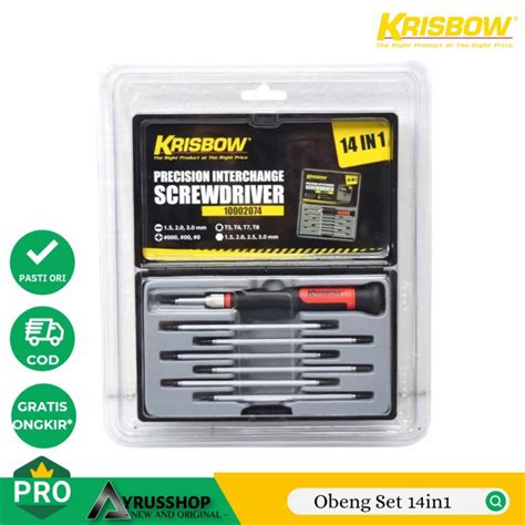 Jual Krisbow Obeng Presisi Changeable Set Pc Obeng Elektronik Hp