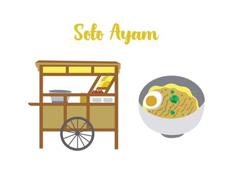 Premium Vector Indonesian Street Food