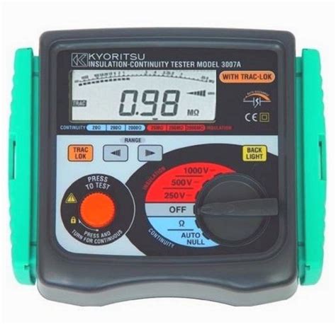 Kyoritsu 3005A Digital Insulation And Continuity Tester Rapid Tech