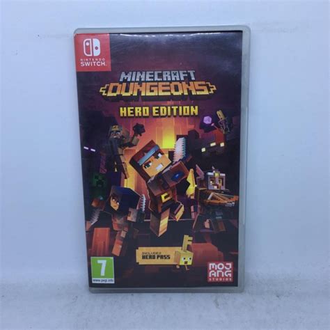 Nintendo Switch Minecraft Dungeons Hero Edition Shopee Philippines